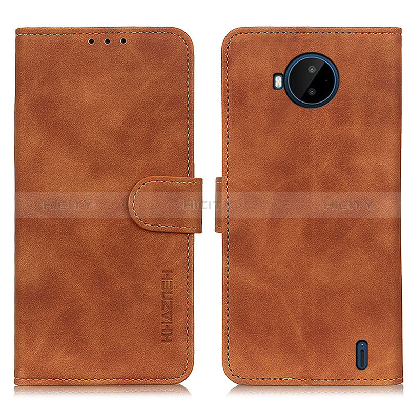 Coque Portefeuille Livre Cuir Etui Clapet K03Z pour Nokia C20 Plus Marron Plus