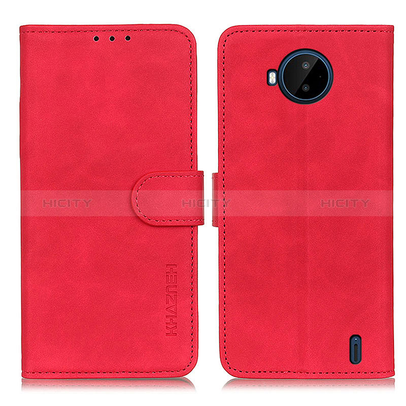 Coque Portefeuille Livre Cuir Etui Clapet K03Z pour Nokia C20 Plus Rouge Plus