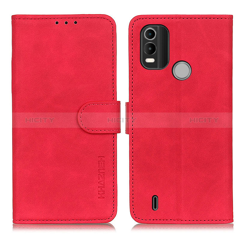 Coque Portefeuille Livre Cuir Etui Clapet K03Z pour Nokia C21 Plus Rouge Plus