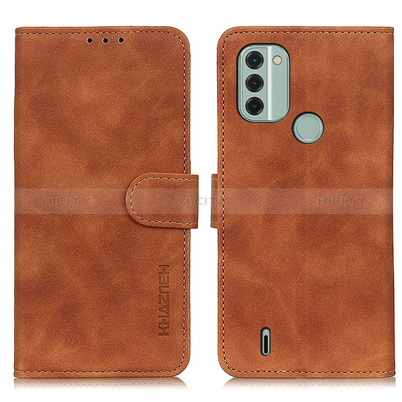 Coque Portefeuille Livre Cuir Etui Clapet K03Z pour Nokia C31 Marron Plus