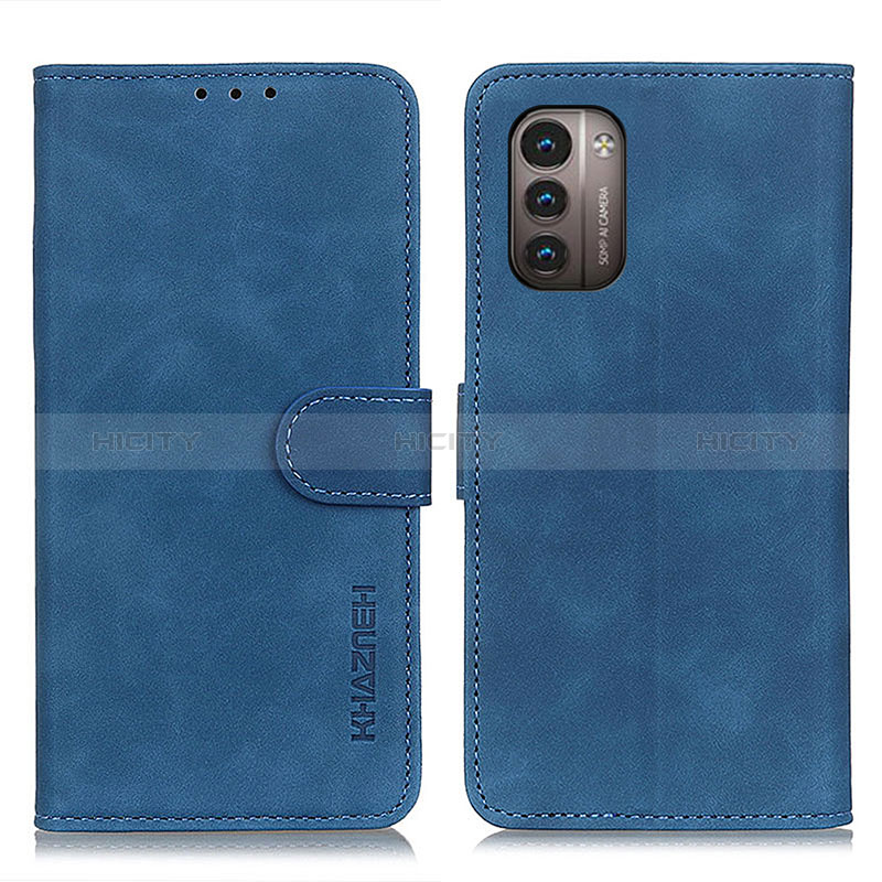 Coque Portefeuille Livre Cuir Etui Clapet K03Z pour Nokia G11 Bleu Plus