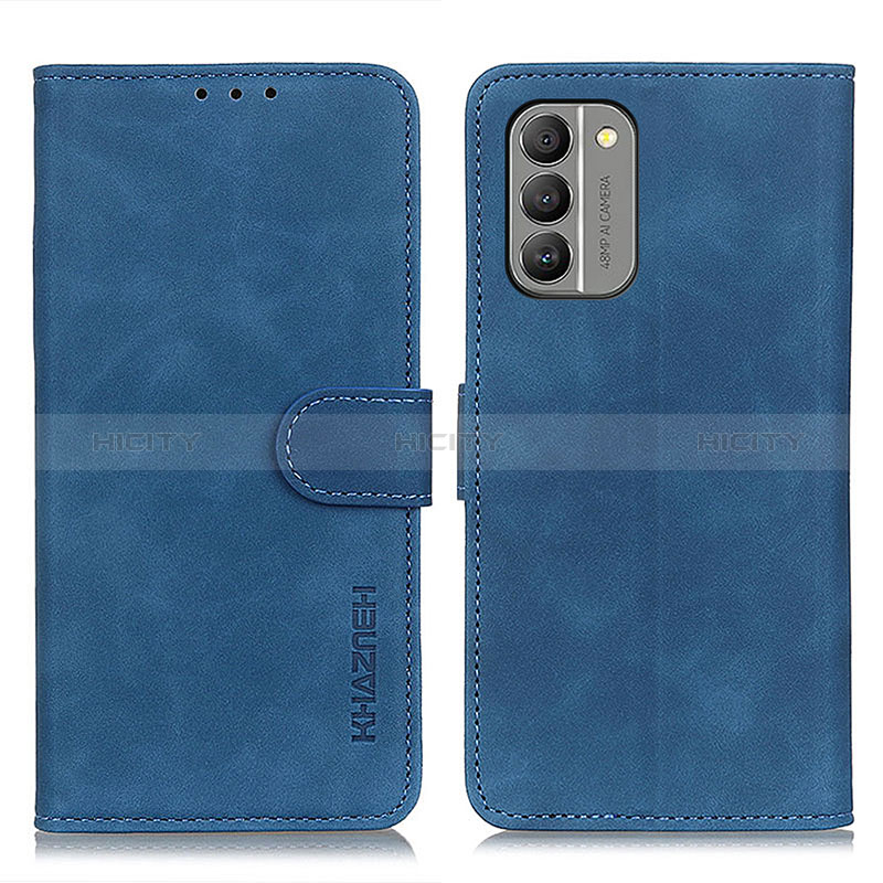 Coque Portefeuille Livre Cuir Etui Clapet K03Z pour Nokia G400 5G Bleu Plus