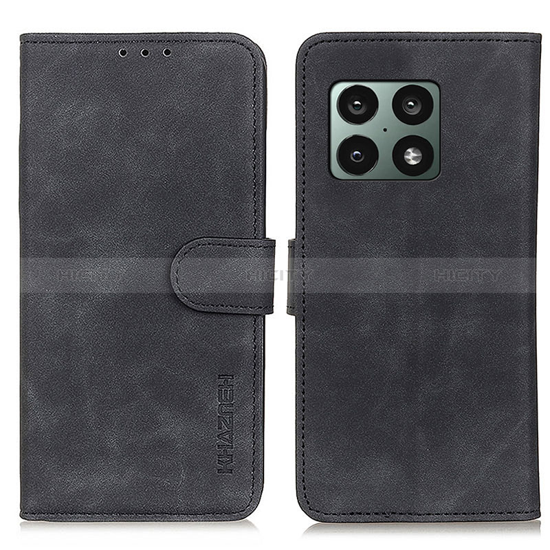 Coque Portefeuille Livre Cuir Etui Clapet K03Z pour OnePlus 10 Pro 5G Noir Plus