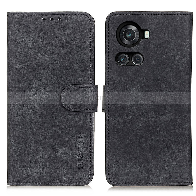 Coque Portefeuille Livre Cuir Etui Clapet K03Z pour OnePlus 10R 5G Noir Plus