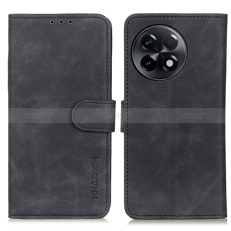 Coque Portefeuille Livre Cuir Etui Clapet K03Z pour OnePlus 11R 5G Noir Plus