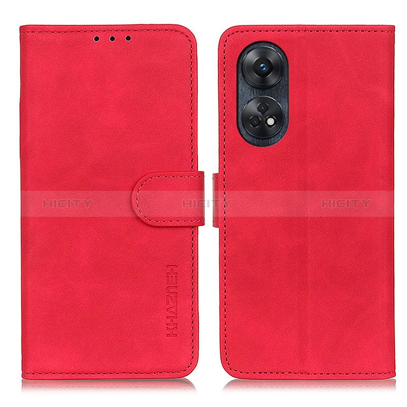 Coque Portefeuille Livre Cuir Etui Clapet K03Z pour Oppo Reno8 T 4G Plus