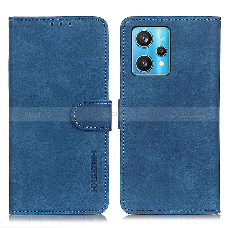 Coque Portefeuille Livre Cuir Etui Clapet K03Z pour Realme 9 Pro+ Plus 5G Bleu Plus