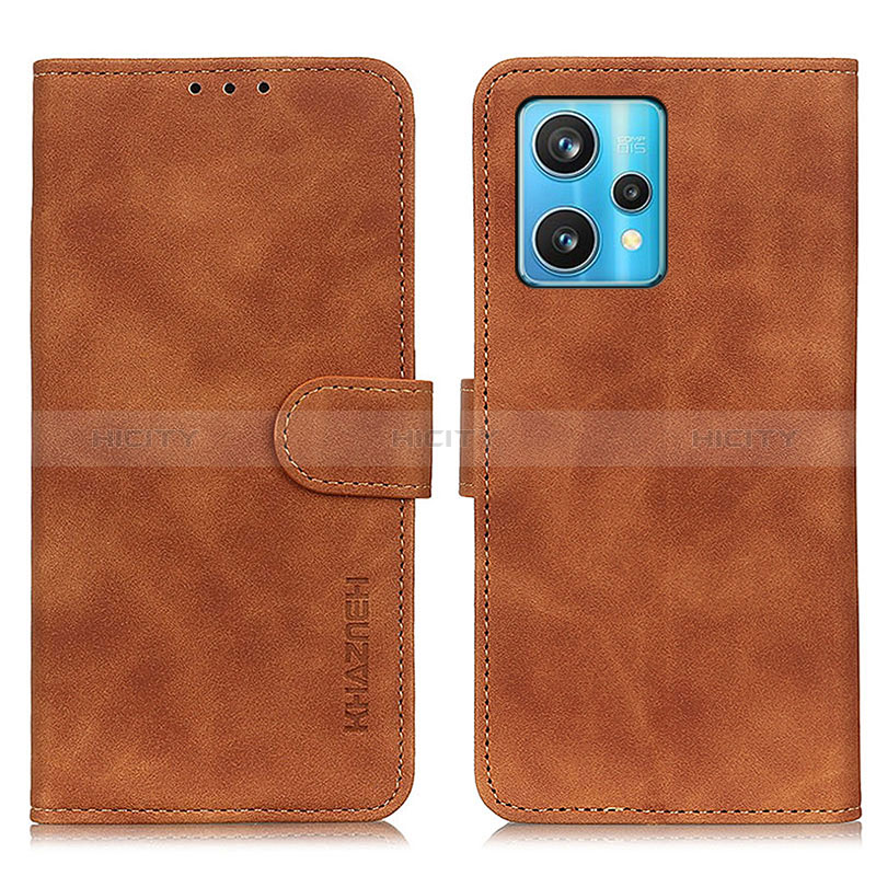 Coque Portefeuille Livre Cuir Etui Clapet K03Z pour Realme 9 Pro+ Plus 5G Marron Plus