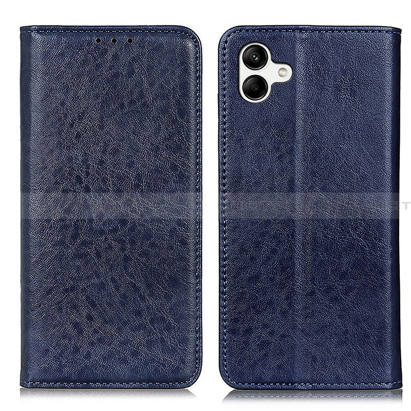 Coque Portefeuille Livre Cuir Etui Clapet K03Z pour Samsung Galaxy A05 Bleu Plus