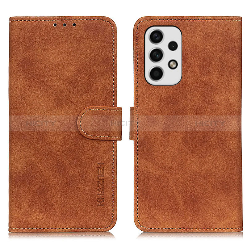 Coque Portefeuille Livre Cuir Etui Clapet K03Z pour Samsung Galaxy A23 5G Marron Plus