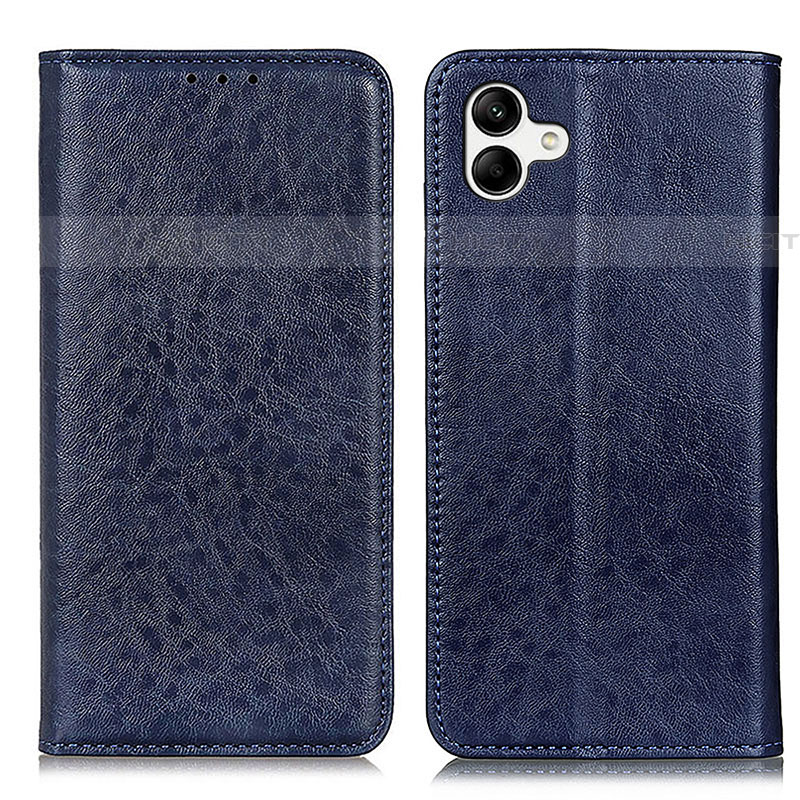 Coque Portefeuille Livre Cuir Etui Clapet K03Z pour Samsung Galaxy F04 Bleu Plus