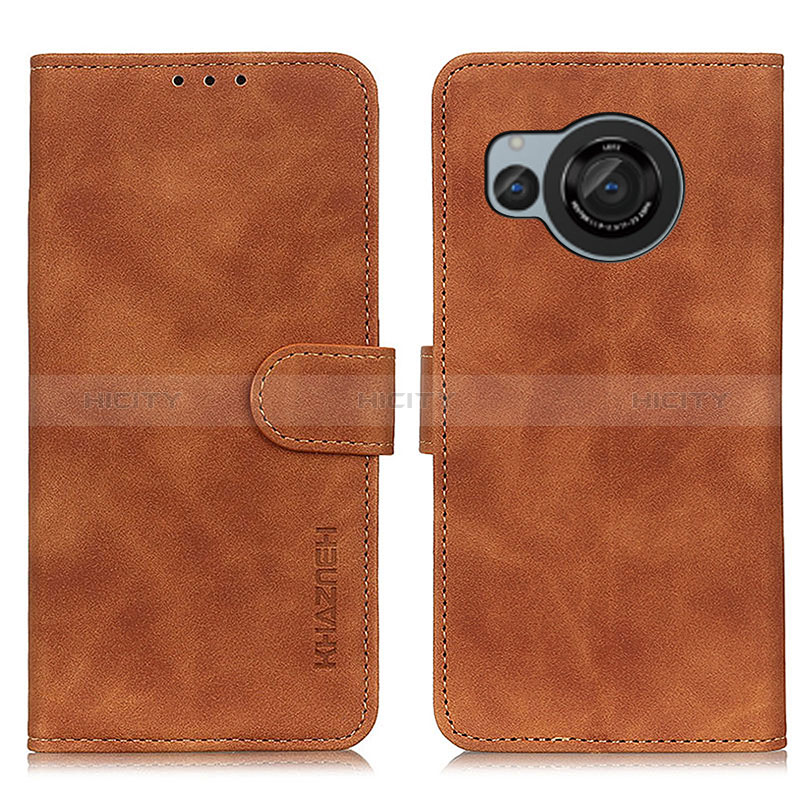 Coque Portefeuille Livre Cuir Etui Clapet K03Z pour Sharp Aquos R8s Plus