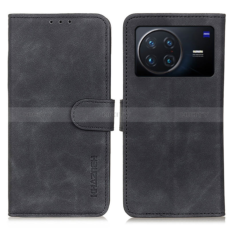 Coque Portefeuille Livre Cuir Etui Clapet K03Z pour Vivo X Note Noir Plus