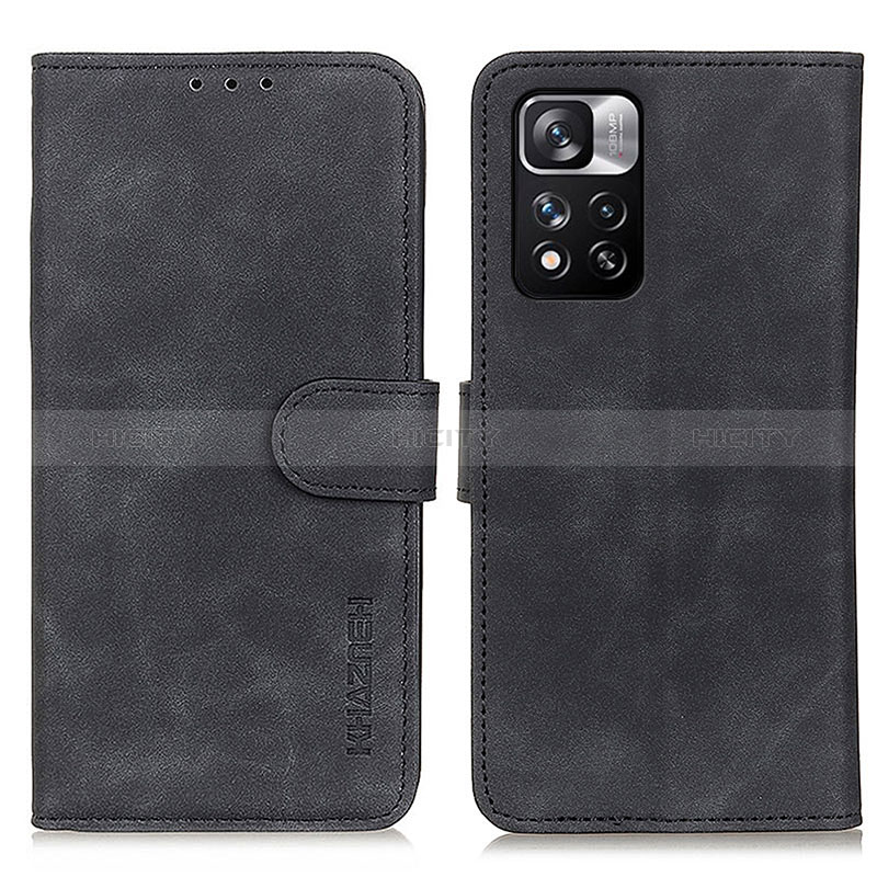 Coque Portefeuille Livre Cuir Etui Clapet K03Z pour Xiaomi Mi 11i 5G (2022) Noir Plus