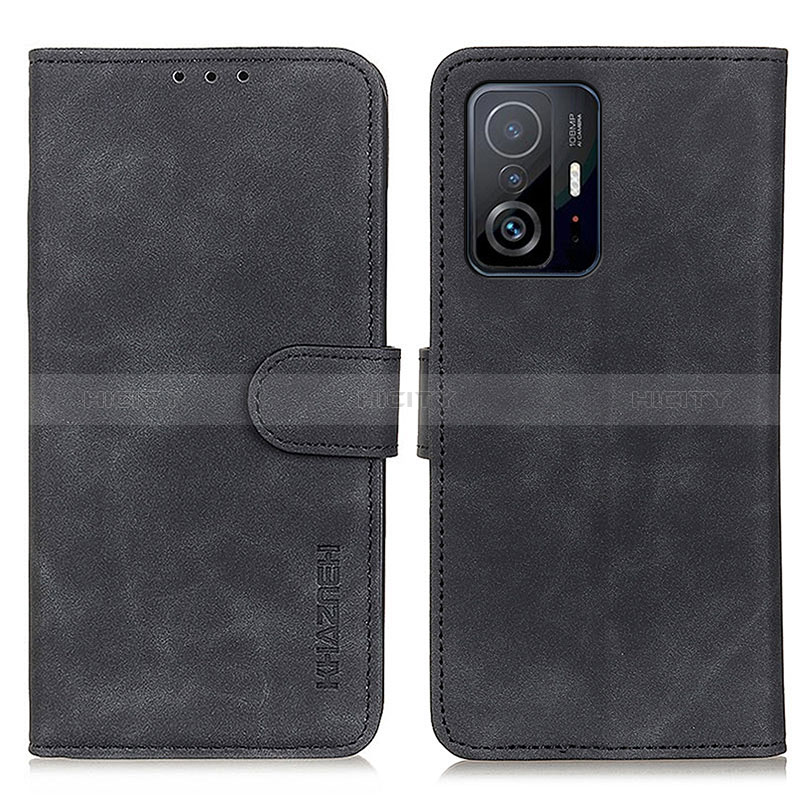 Coque Portefeuille Livre Cuir Etui Clapet K03Z pour Xiaomi Mi 11T Pro 5G Noir Plus