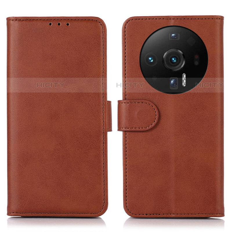 Coque Portefeuille Livre Cuir Etui Clapet K03Z pour Xiaomi Mi 12S Ultra 5G Marron Plus