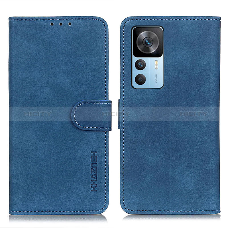 Coque Portefeuille Livre Cuir Etui Clapet K03Z pour Xiaomi Mi 12T 5G Bleu Plus