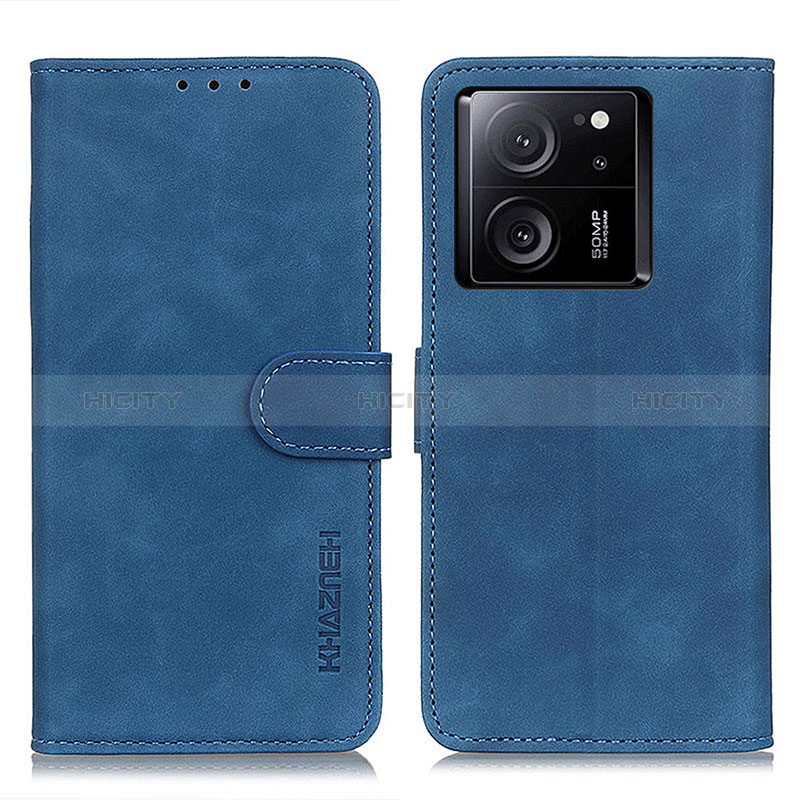 Coque Portefeuille Livre Cuir Etui Clapet K03Z pour Xiaomi Mi 13T 5G Bleu Plus