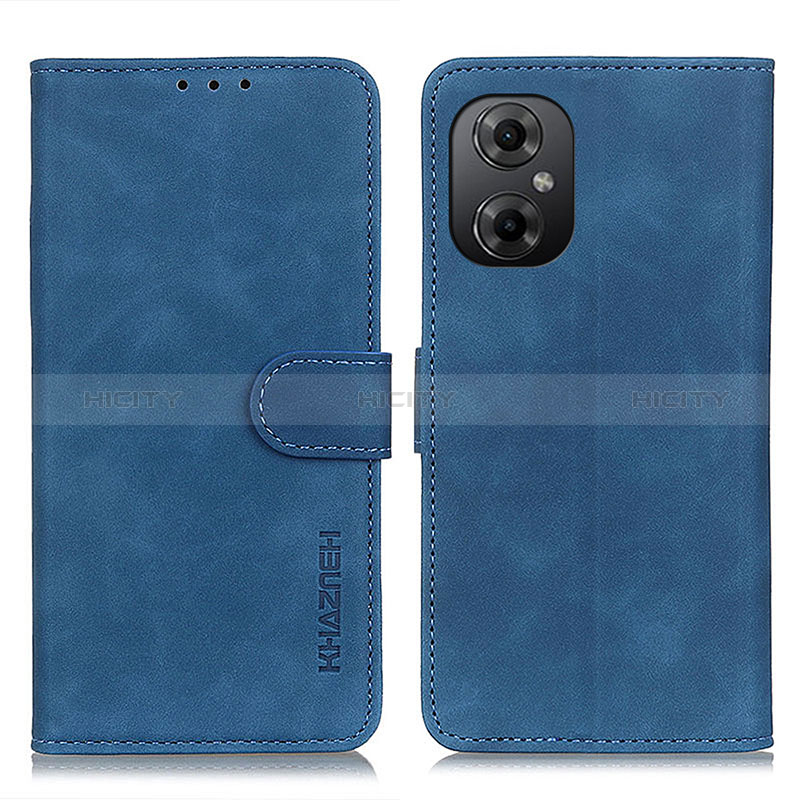 Coque Portefeuille Livre Cuir Etui Clapet K03Z pour Xiaomi Poco M4 5G Bleu Plus