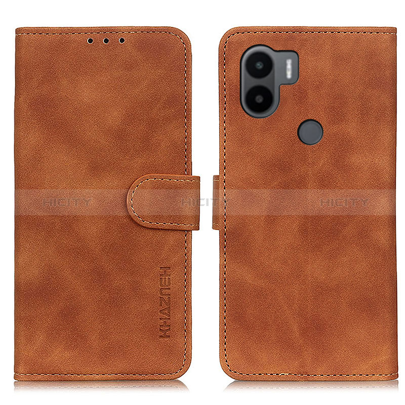 Coque Portefeuille Livre Cuir Etui Clapet K03Z pour Xiaomi Redmi A1 Plus Marron Plus