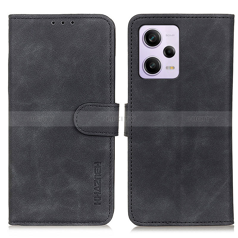 Coque Portefeuille Livre Cuir Etui Clapet K03Z pour Xiaomi Redmi Note 12 Explorer Noir Plus