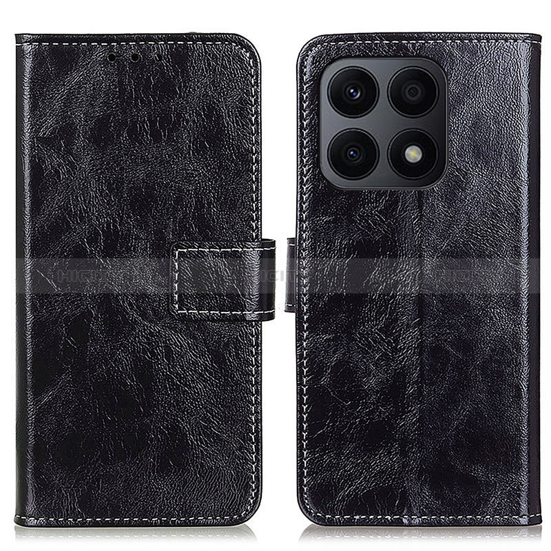 Coque Portefeuille Livre Cuir Etui Clapet K04Z pour Huawei Honor X8a 4G Noir Plus