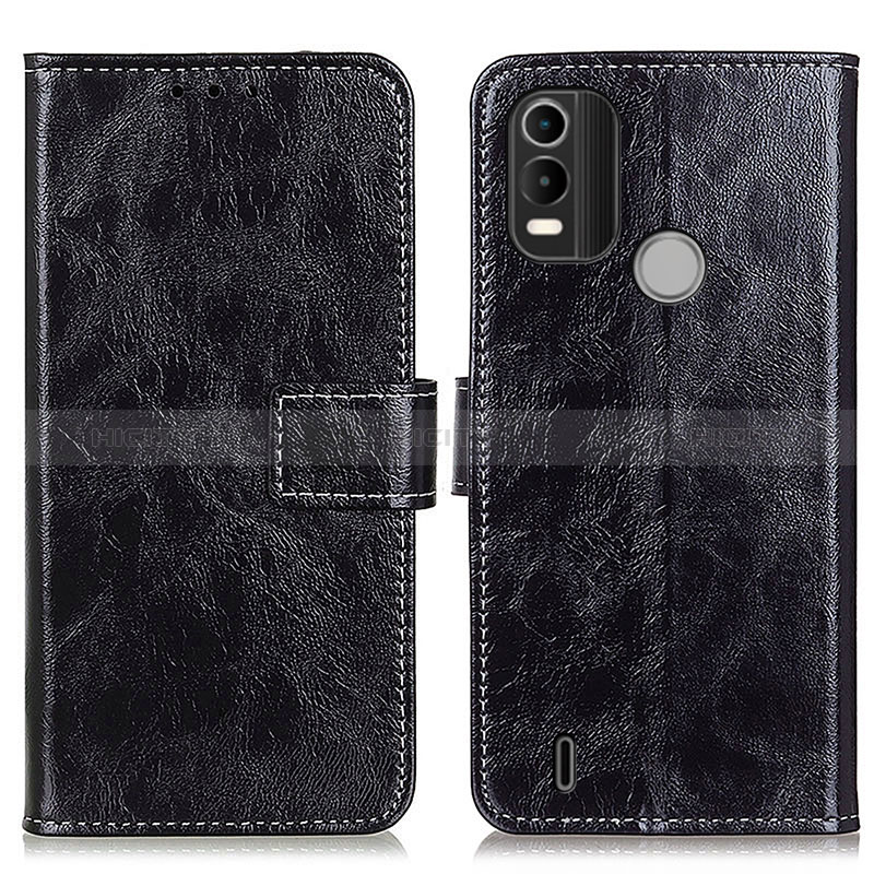 Coque Portefeuille Livre Cuir Etui Clapet K04Z pour Nokia C21 Plus Noir Plus