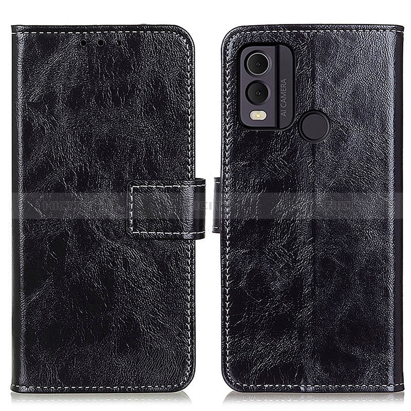 Coque Portefeuille Livre Cuir Etui Clapet K04Z pour Nokia C22 Noir Plus