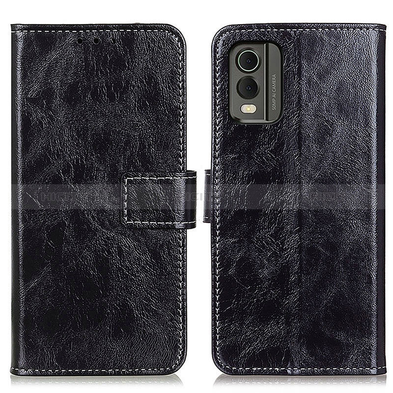 Coque Portefeuille Livre Cuir Etui Clapet K04Z pour Nokia C32 Noir Plus