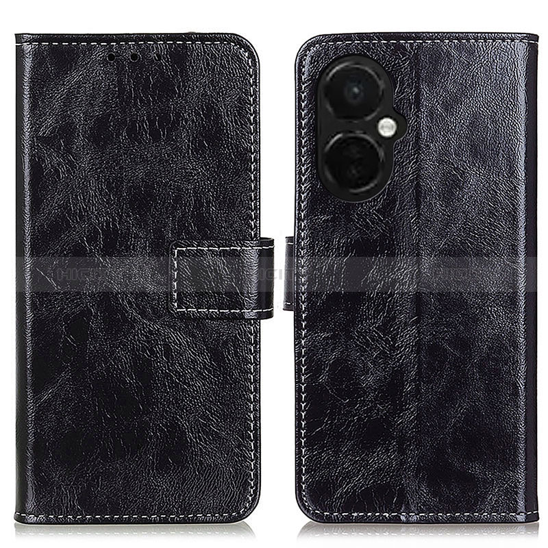 Coque Portefeuille Livre Cuir Etui Clapet K04Z pour OnePlus Nord CE 3 5G Noir Plus