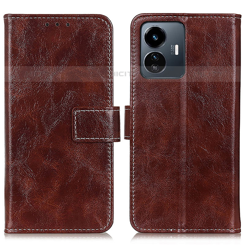 Coque Portefeuille Livre Cuir Etui Clapet K04Z pour Vivo Y77e 5G Plus