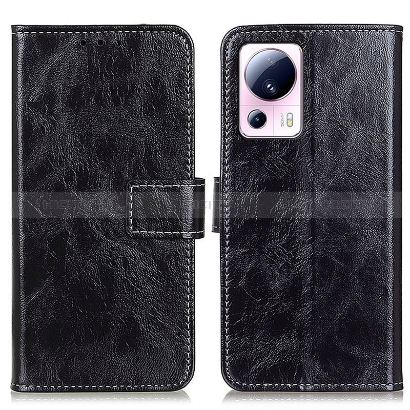 Coque Portefeuille Livre Cuir Etui Clapet K04Z pour Xiaomi Civi 2 5G Noir Plus