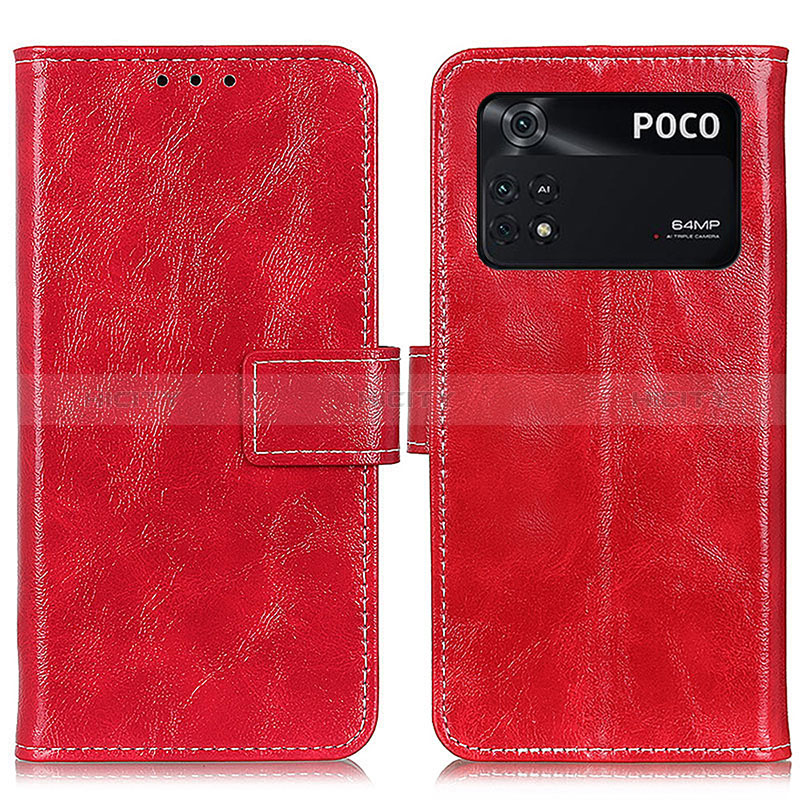 Coque Portefeuille Livre Cuir Etui Clapet K04Z pour Xiaomi Poco M4 Pro 4G Plus