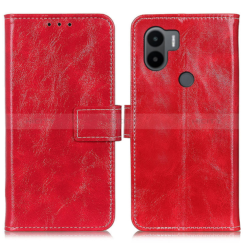 Coque Portefeuille Livre Cuir Etui Clapet K04Z pour Xiaomi Redmi A1 Plus Rouge Plus
