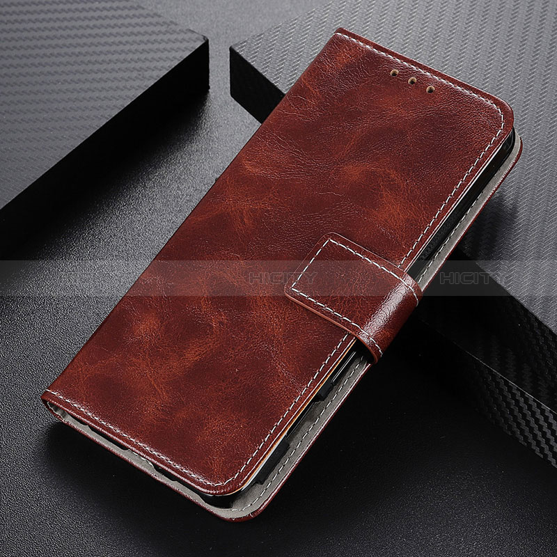 Coque Portefeuille Livre Cuir Etui Clapet K04Z pour Xiaomi Redmi K40 5G Marron Plus