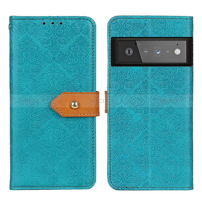 Coque Portefeuille Livre Cuir Etui Clapet K05Z pour Google Pixel 6 Pro 5G Plus