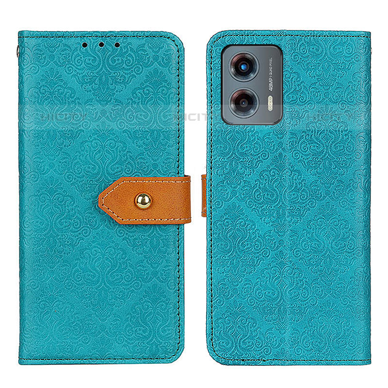 Coque Portefeuille Livre Cuir Etui Clapet K05Z pour Motorola Moto G 5G (2023) Vert Plus