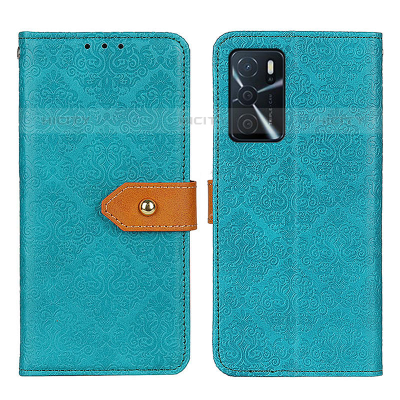 Coque Portefeuille Livre Cuir Etui Clapet K05Z pour Oppo A16s Vert Plus