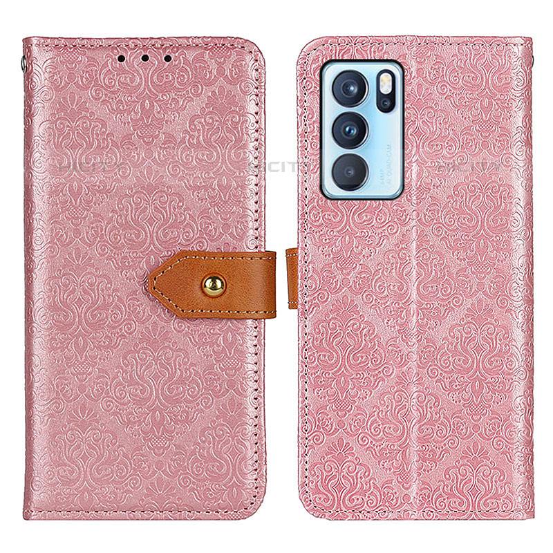 Coque Portefeuille Livre Cuir Etui Clapet K05Z pour Oppo Reno6 Pro 5G India Plus