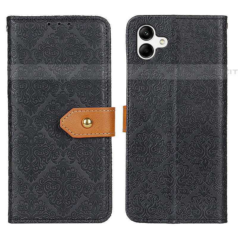 Coque Portefeuille Livre Cuir Etui Clapet K05Z pour Samsung Galaxy A04E Noir Plus