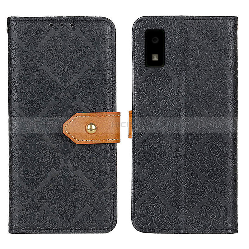 Coque Portefeuille Livre Cuir Etui Clapet K05Z pour Sharp Aquos wish Noir Plus