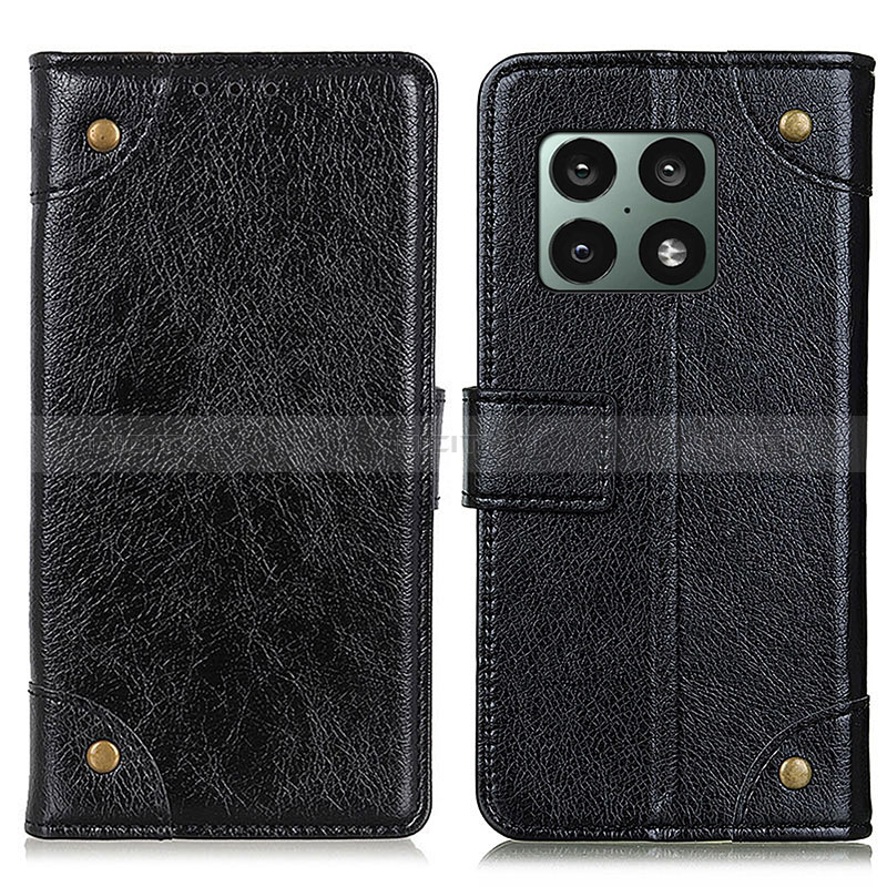 Coque Portefeuille Livre Cuir Etui Clapet K06Z pour OnePlus 10 Pro 5G Noir Plus