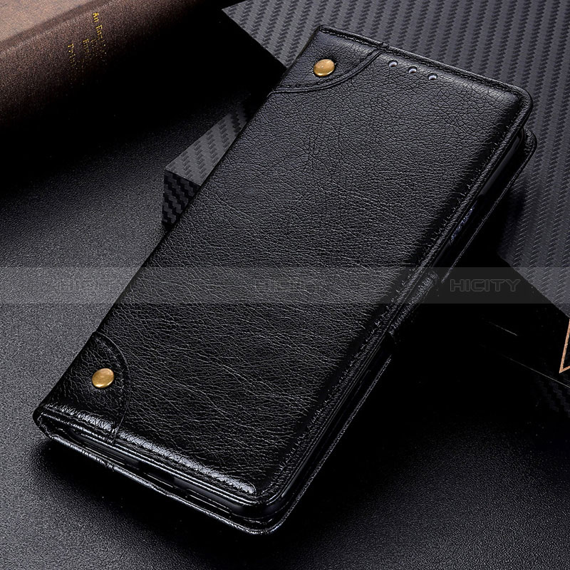 Coque Portefeuille Livre Cuir Etui Clapet K06Z pour OnePlus 9 5G Noir Plus