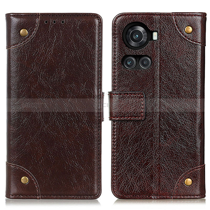 Coque Portefeuille Livre Cuir Etui Clapet K06Z pour OnePlus Ace 5G Marron Plus