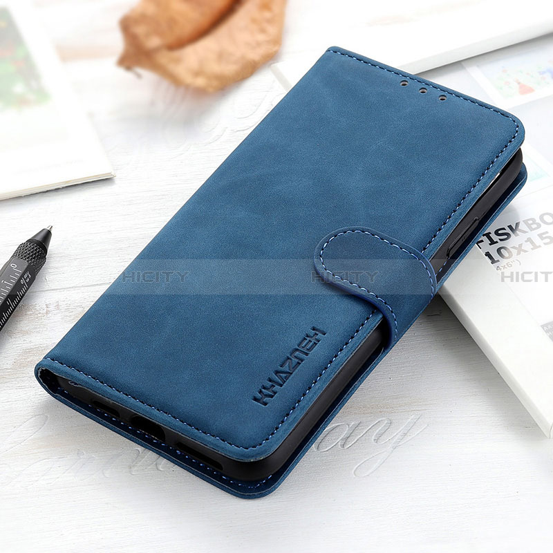 Coque Portefeuille Livre Cuir Etui Clapet K06Z pour Samsung Galaxy A23s Bleu Plus