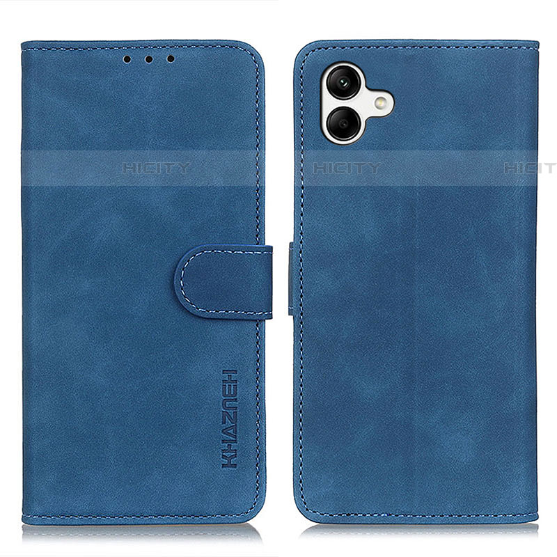 Coque Portefeuille Livre Cuir Etui Clapet K06Z pour Samsung Galaxy F14 5G Bleu Plus