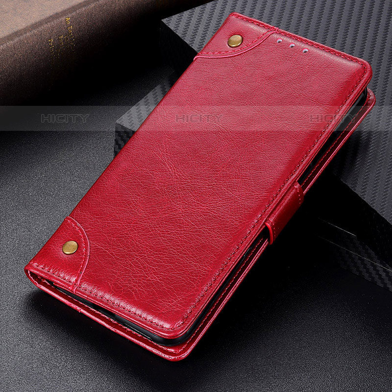 Coque Portefeuille Livre Cuir Etui Clapet K06Z pour Samsung Galaxy M23 5G Rouge Plus