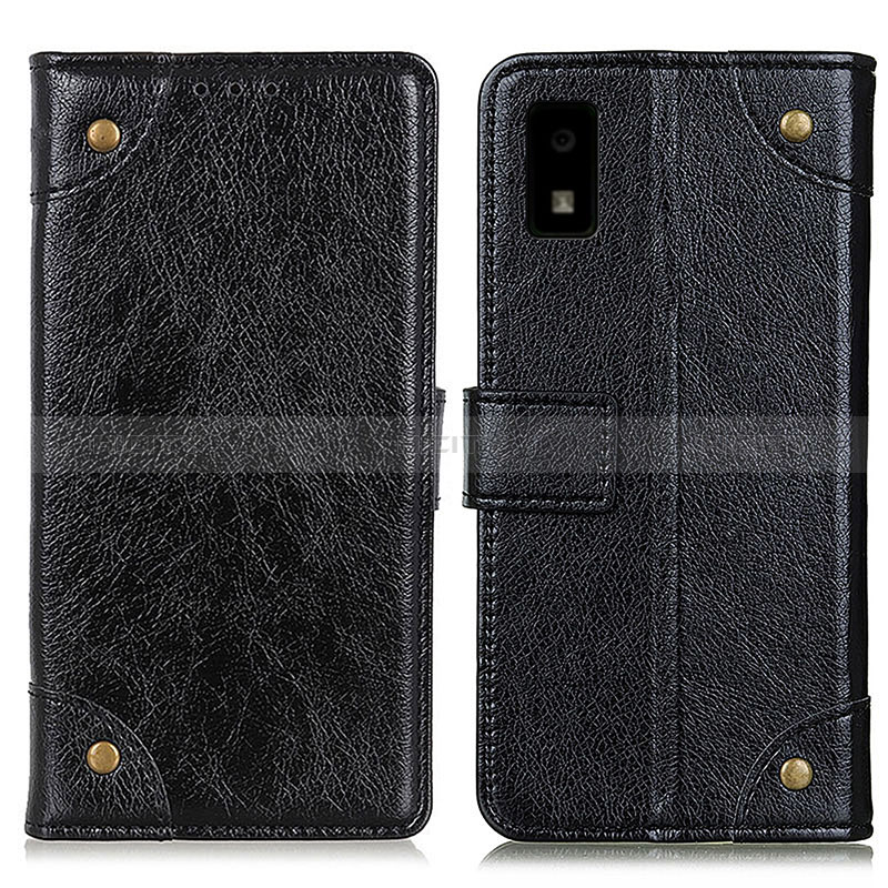 Coque Portefeuille Livre Cuir Etui Clapet K06Z pour Sharp Aquos wish Noir Plus