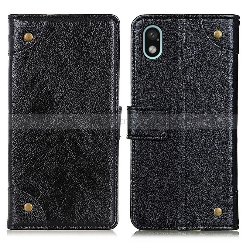 Coque Portefeuille Livre Cuir Etui Clapet K06Z pour Sony Xperia Ace III Noir Plus