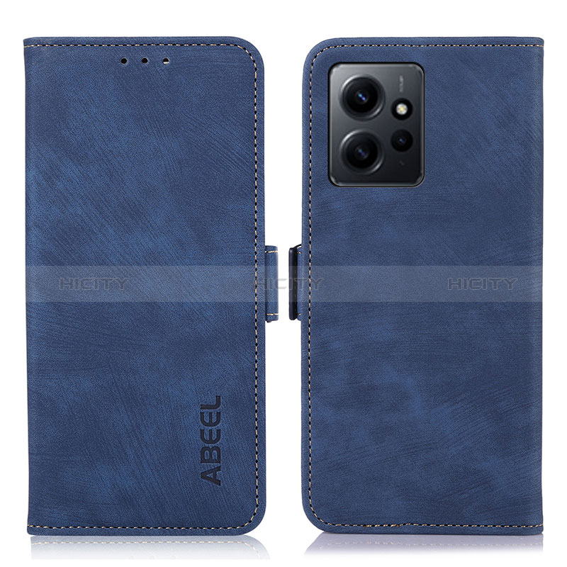 Coque Portefeuille Livre Cuir Etui Clapet K06Z pour Xiaomi Redmi Note 12 4G Bleu Plus